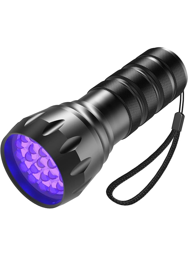 Excefore Blacklight UV Flashlight 21 LED 395nm Portable Black Light for Pet Urine Detection Scorpion Resin Curing Bed Bug Detection Nail Art - Image 1