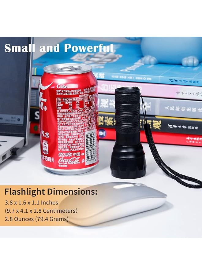 Excefore Blacklight UV Flashlight 21 LED 395nm Portable Black Light for Pet Urine Detection Scorpion Resin Curing Bed Bug Detection Nail Art - Image 3