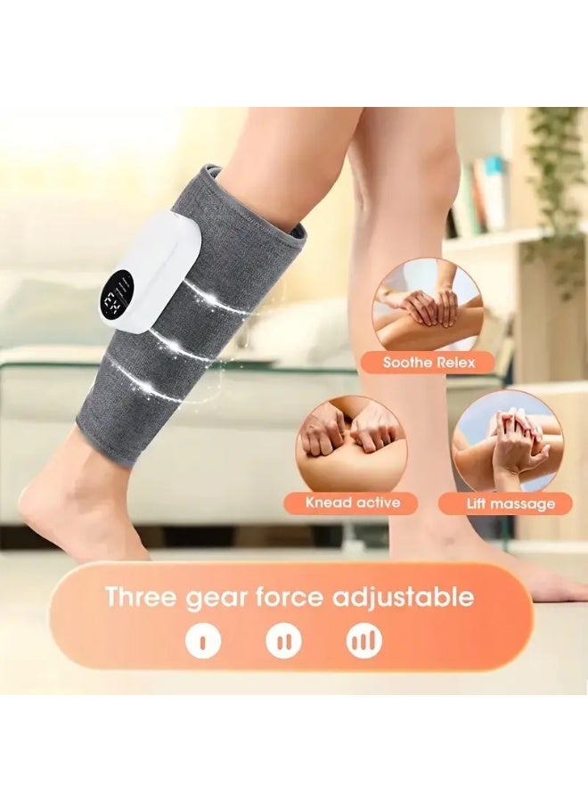 Calf massager, air compression massager, 3-speed intensity adjustment, easy to use, suitable for feet, legs, thighs, and knees, wireless leg massager, Christmas, Mother's Day, and Father's Day gift (set of two) - Image 4