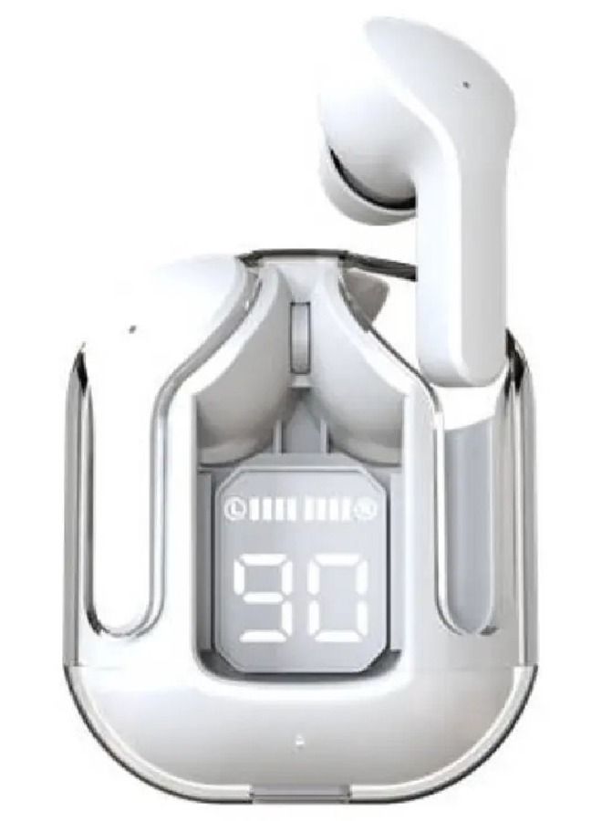 LEVORE سماعات أذن بلوتوث كريستالية لاسلكية LBT301 باللون الأبيض - Image 2