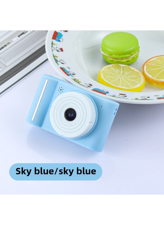 A16 HD Children's Digital Camera Photo Video SLR Fun Camera Toy Gift-Color:A16 Blue (HD Dual Camera)  - Image 1
