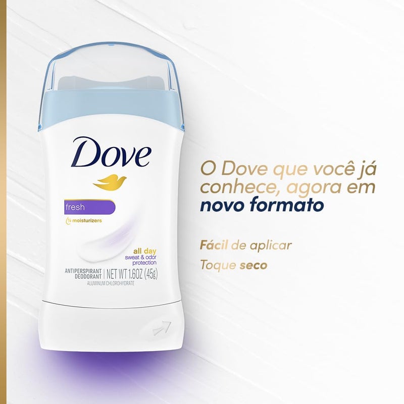 Dove Invisible Solid Deodorant, Fresh - 1.6 Oz - Image 4