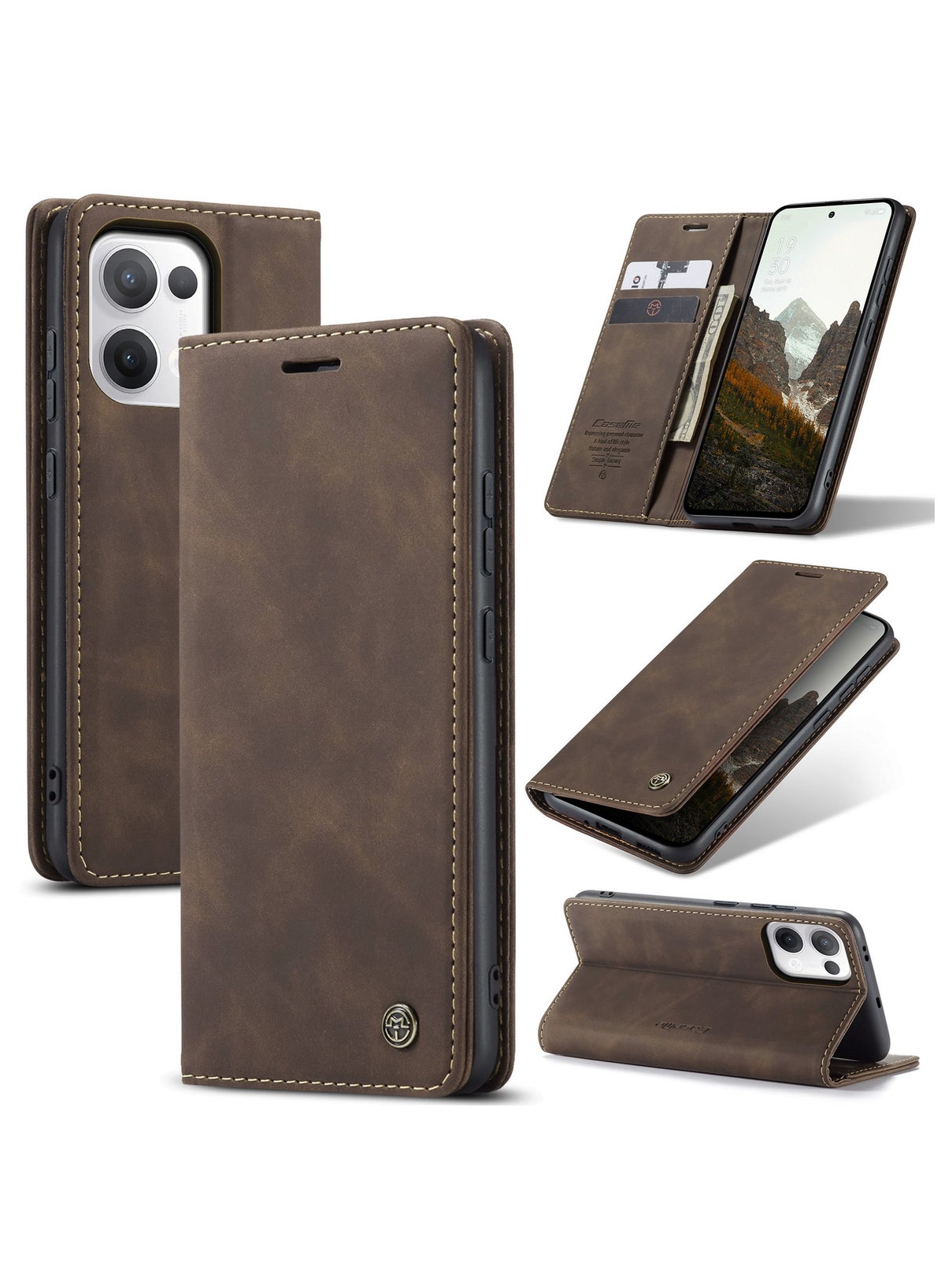 caseme Caseme OPPO Reno 13 Pu Leather Flip Cover combination 1x1x1in ZF9DE13353D8109BCB168Z