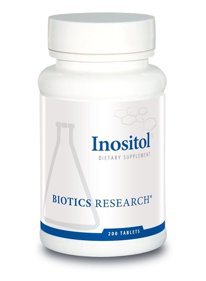 BIOTICS Research Inositol Corn Free, Metabolic Support, Brain Health, Nootropics, Restful Sleep, Mood Support, Hormonal Balance, Female Health, 200 Tablets - Image 1
