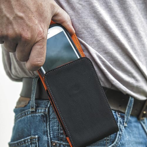 Klein Tools 55468 Phone Holder, X-Large, Fits iPhone, Google, LG, Samsung Phones, With Magnetic Closure and Belt Clip - Image 5
