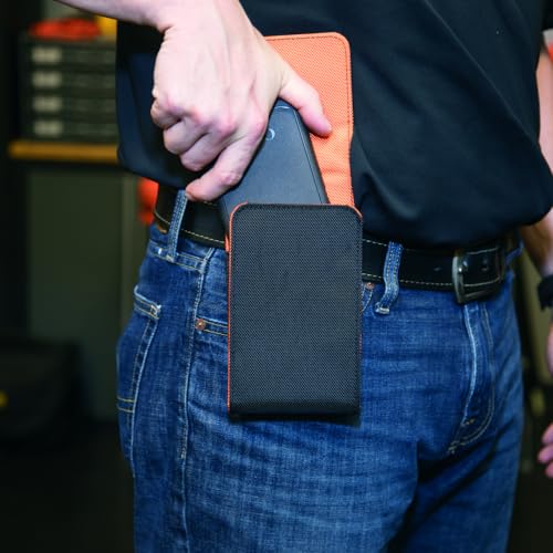 Klein Tools 55468 Phone Holder, X-Large, Fits iPhone, Google, LG, Samsung Phones, With Magnetic Closure and Belt Clip - Image 4