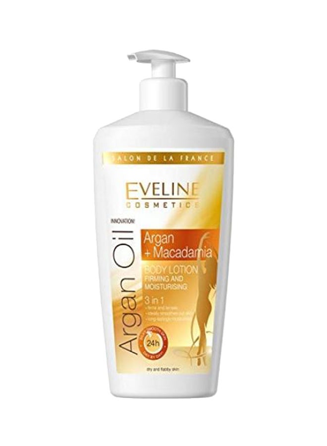Cosmetics Argan Oil + Macadamia Body Lotion Firming & Moisturising 350ml