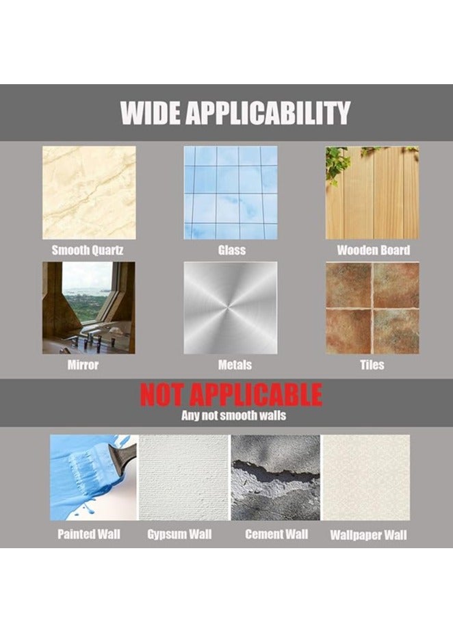 Shower Caddy Shelf, Adhesive Black Bathroom Shower Rack, No Drilling Wall Mounted Shower Organizer, Rustproof Basket for Bathroom, Toilet, Kitchen (2 Pack) - Image 2