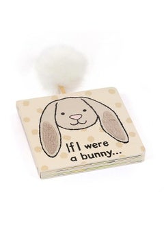 Jellycat Baby Touch And Feel Board Books If I Were A Bunny Beige  - Image 4