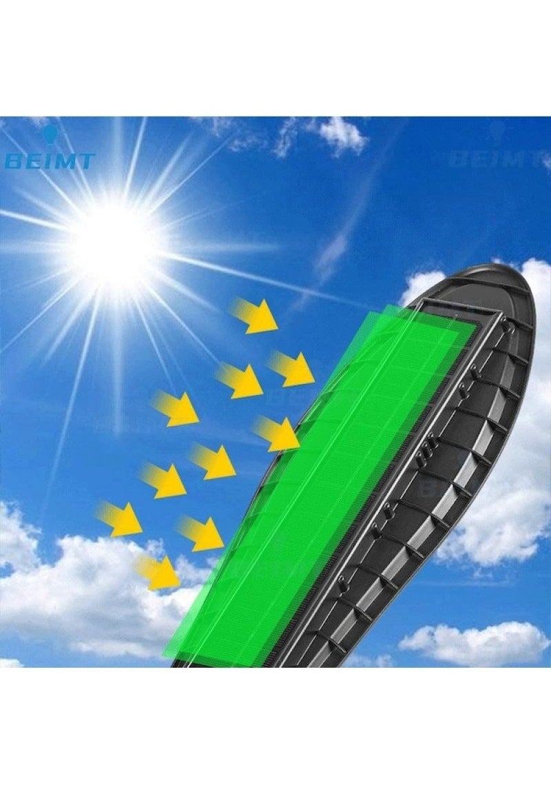 10000w 168 مصباح شمسي محسن LED مقاوم للماء للشارع، مصباح شمسي قابل للتعديل للحديقة الداخلية، أضواء الحديقة الداخلية. 56671547 - Image 4