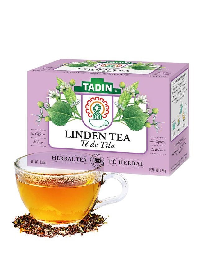 Tadin شاي الأعشاب تيلا، ليمون 24 حبة (عبوة من 1) - Image 4