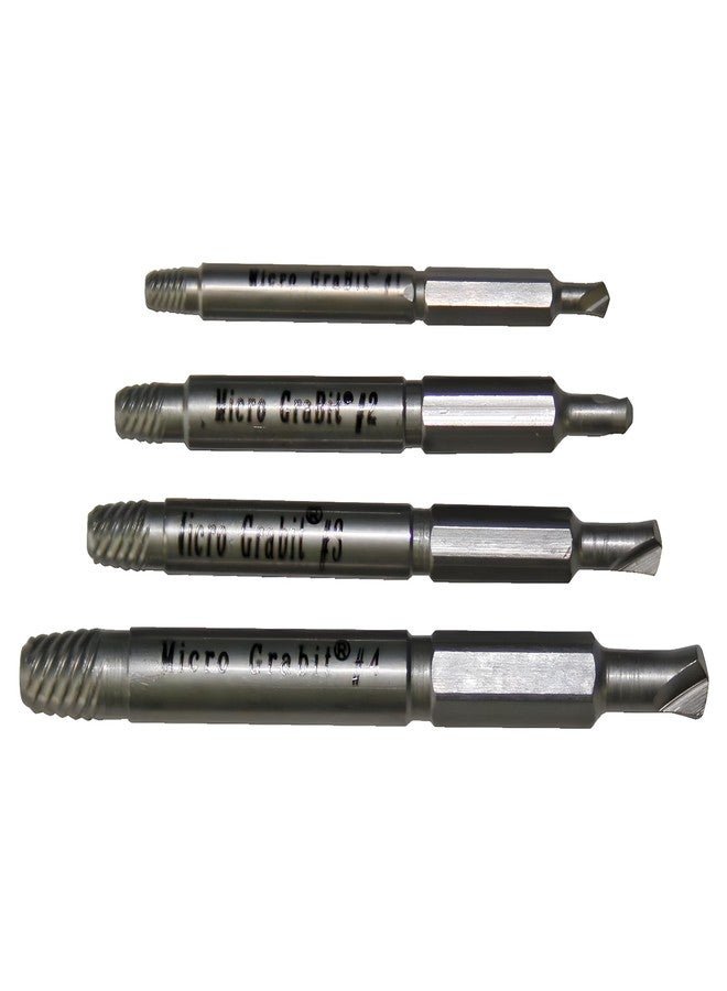 Alden 4507P Grabit Micro Broken Bolt Extractor 4 Piece Kit - Small Bolt and Screw Remover - Ideal for PC and Mac Repair - Made in The USA - Image 4