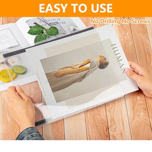 VELATYVIO 5Pcs Magnetic Sign Holder Clear Plastic File Folder with Magnet Borders Rigid Frames for Letter Size Posters Home Office and Store Displays 11x8.5inch - Image 2