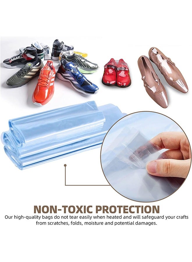 JCB CHIC 50pcs Heat Shrink Wrap Bags，PVC Clear Heat Sealer Bags, Seal Wrapping Supplies Professional DIY Homemade Odorless Shrinkable Bag Food Candy Snack Packaging Bag for Home Shop（16x 30cm) - Image 5