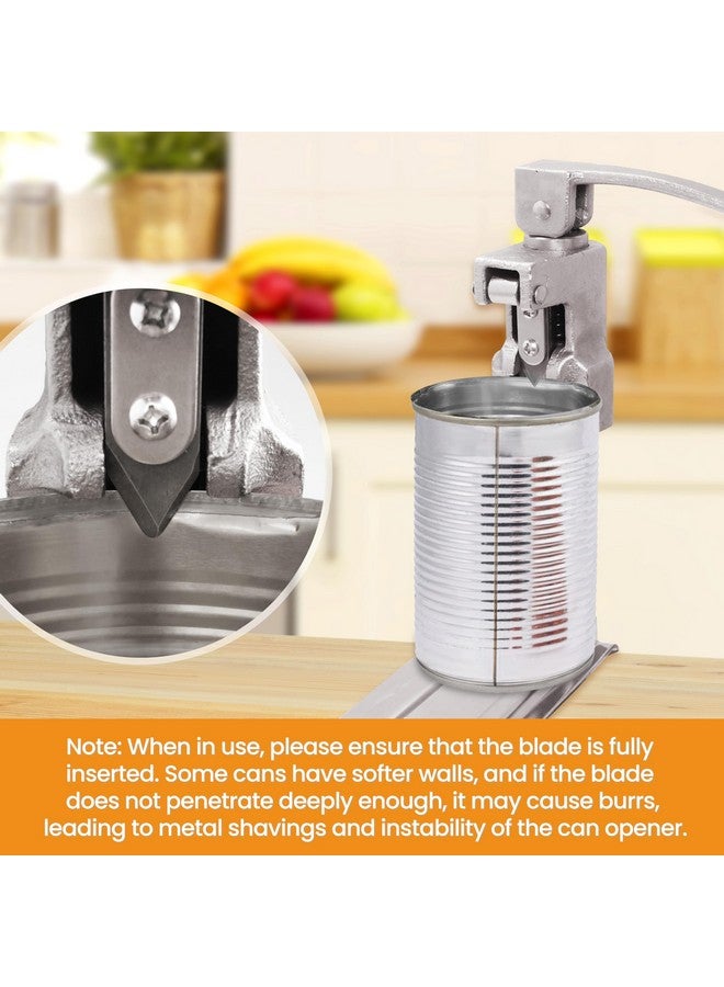 MoHern MoHern Commercial Can Opener Heavy Duty, Industrial Can Opener for #10 Cans, Manual Can Opener with Plated Steel Base for Restaurant, Food Store, Hotel, Bar, Home up to 11’’  - Image 5