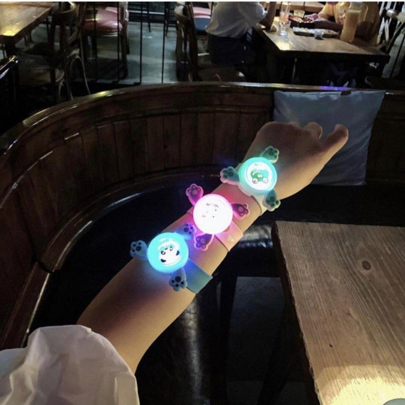 PLUSPOINT Kids Wrist Band for Boys and Girls Slap Band Cute Cartoon Bracelet - Image 5