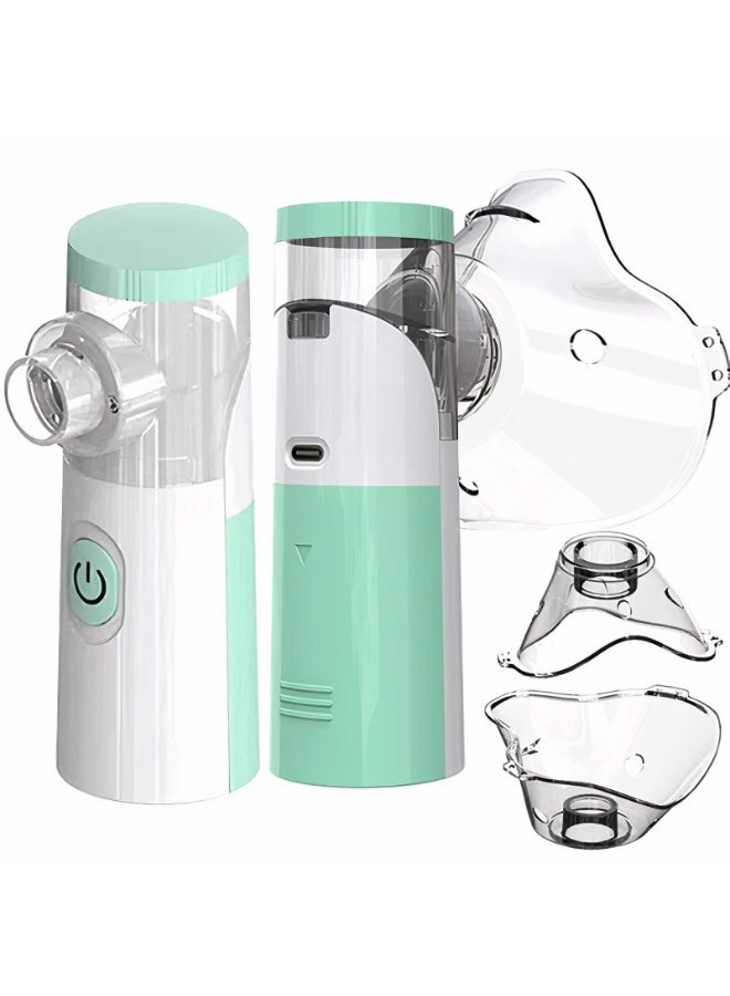 Mini Humidifier -480ml portable small humidifier for USB plug use, personal desktop humidifier with night light and 4 spray modes, suitable for cars, babies and