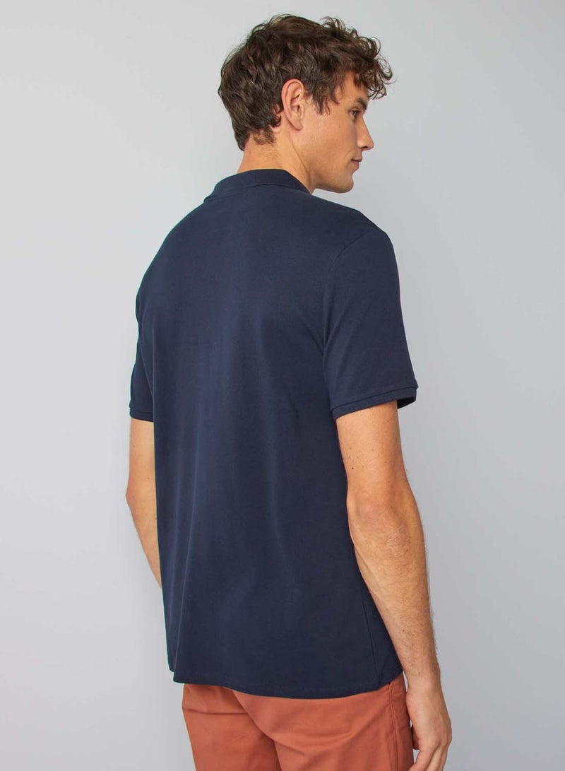 Kiabi cotton-pique-polo-shirt-blue-10 - Image 4