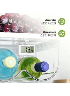 Ant Digital Refrigerator Thermometer, Freezer Room Thermometer with Large LCD Display, High Precision Fridge Alarm Thermometer with Hook for Kitchen Home  - Image 5