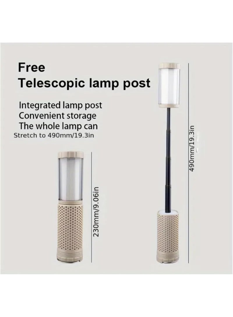 Multifunctional Camping Light LED Outdoor Lantern, Model YD-2329, Portable Hanging Lamp with Adjustable Brightness for Hiking, Emergency, Tent, Fishing, Home, Garden, and Outdoor Adventures - Image 4