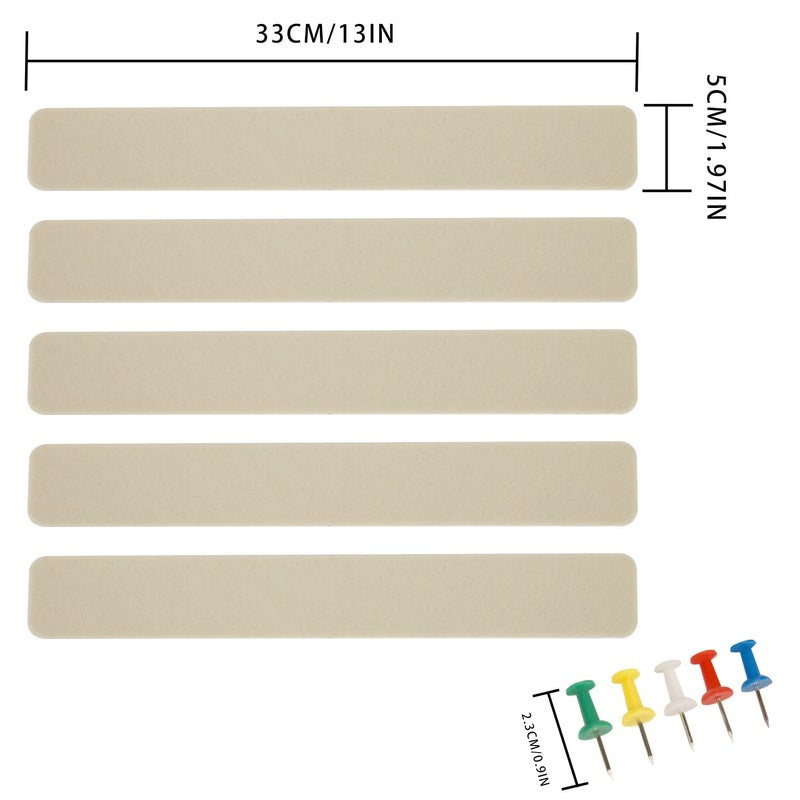 Henandou Bulletin Board Cork Board Cork Boards for Walls Cork Board for Office Pin Board Bulletin Boards for Walls (White) - Image 2