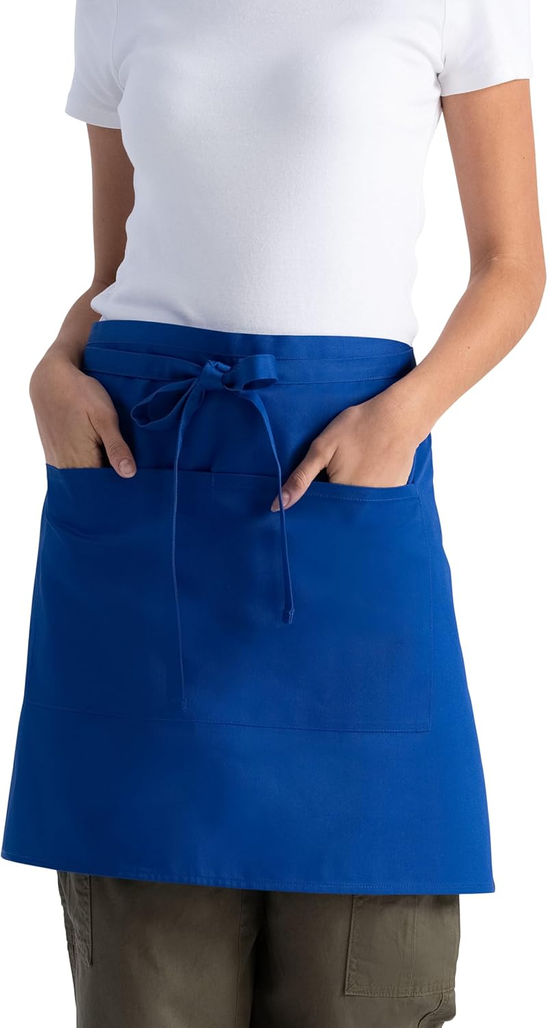 Chef Works Unisex Half Bistro Server Apron - Image 3