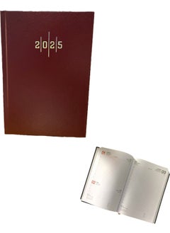 Lizy Collection 14 x 20 Striped Daily Agenda S leather 2025  - Image 3