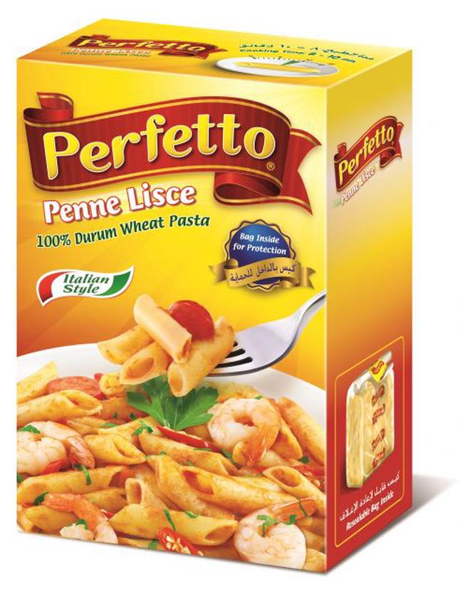 Perfetto مكرونة بيني ليسكي #211 من القمح القاسي، 500 جرام