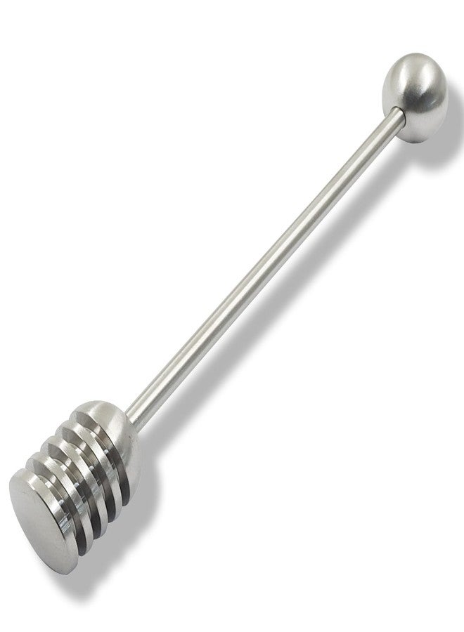 Opfiue Honey and Syrup Dipper,Stainless Steel Spoon Server Syrup Stick,Wand for Honey Pot Jar Containers/Households(6.3 Inch,Silver) - Image 5