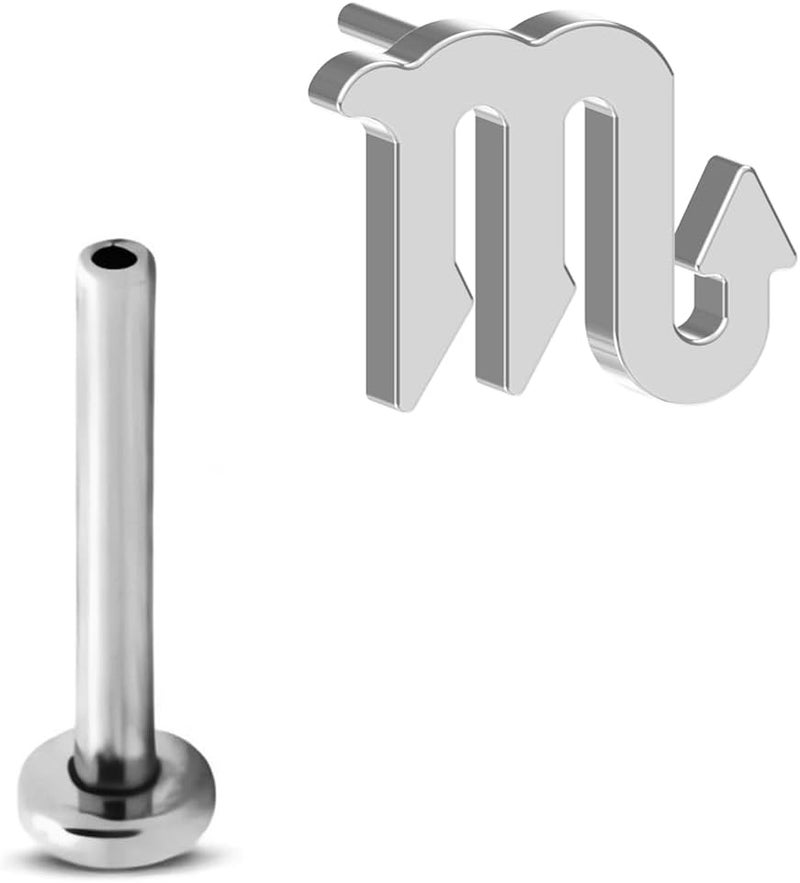 NewkeepsR 20g/18g/16g G23 Titanium Press Fit Threadless Push Pop in Labret Lip Monroe Tragus Earring Stud Piercing - Image 1