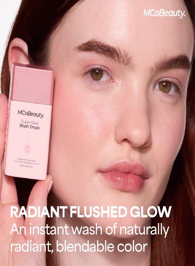 MCoBeauty Super Glow Drops Bottle, Pink, Luminous & Radiant, Bath Accessories, Vegan, Cruelty Free - Image 2