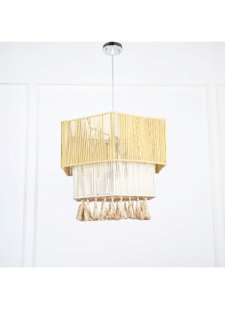 Macrame-Boho Fabric Celling Lighting Beige 45x45 cm - pzsku/ZF9DF5280755E835C77F3Z/45/1749650808/fadec999-b97f-4805-a3b3-de046fd40f35