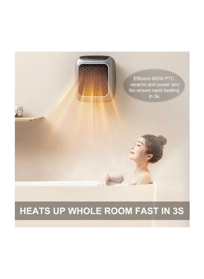 Compact Heater with Advanced Technology – Energy-Efficient, Portable & Powerful Heating for Home & Office Use  - Image 2