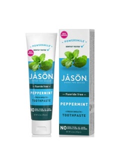 Powersmile Pappermint Fresh Breath Toothpaste Fluoride Free, 119g