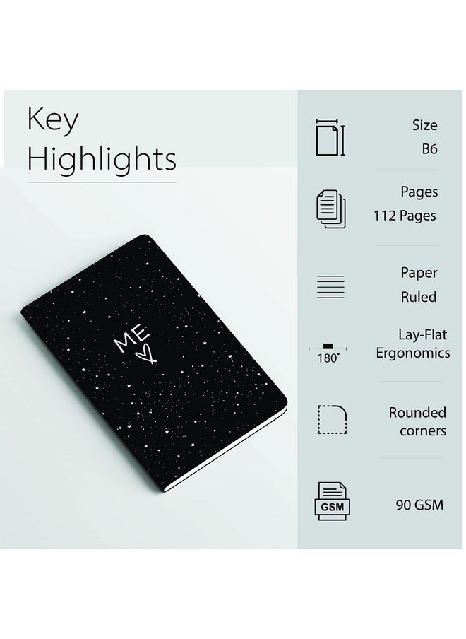 FACTOR NOTES Factor Notes Notebook: 90 GSM, B6, Ruled, 112 Pages Journal Diary (Me)  - Image 3