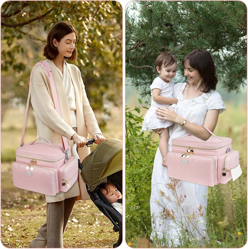 Jaffzora Pink Breast Pump Bag - Image 5