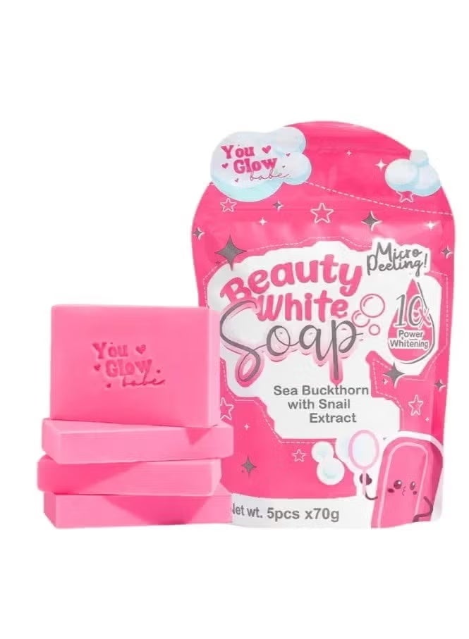 جلو صابونة الجمال Yo Glow Baby White Beauty (5 قطع * 70 جرام)