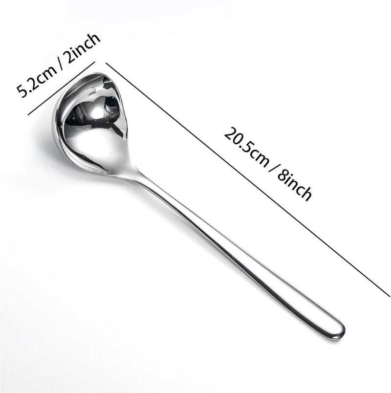Premium Stainless Steel Sauce & Soup Spoon Set - Image 5