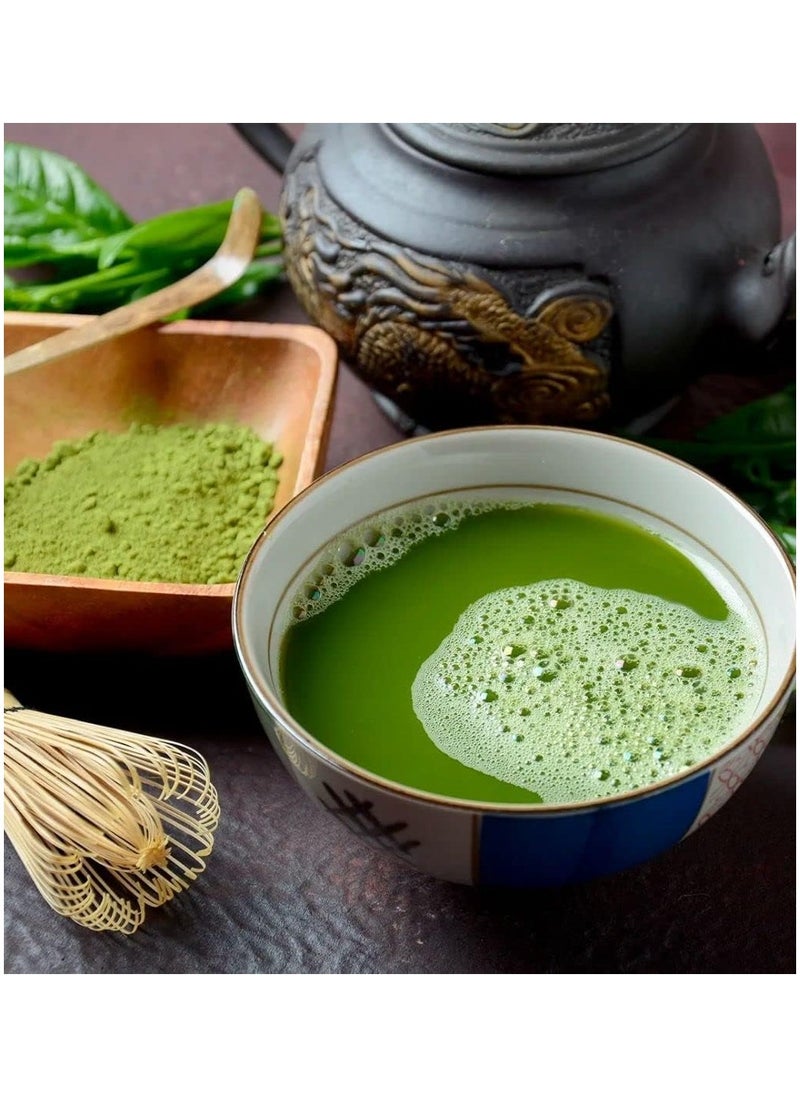 BEAUTY AMBITION - Matcha Green Tea Powder Enriched with Antioxidants and Vitamins to Detoxify, Weight Loss, Metabolism Boost, Anti-Aging, Improved Digestion, Enhanced Brain Function, and Inflammation Reduction 100g - Image 1