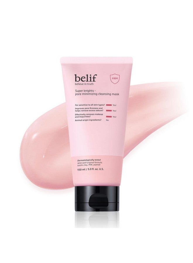 belif Super Knights - Pore Minimizing Cleansing Mask, 3-in-1 Facial Mask & Cleanser - Image 1