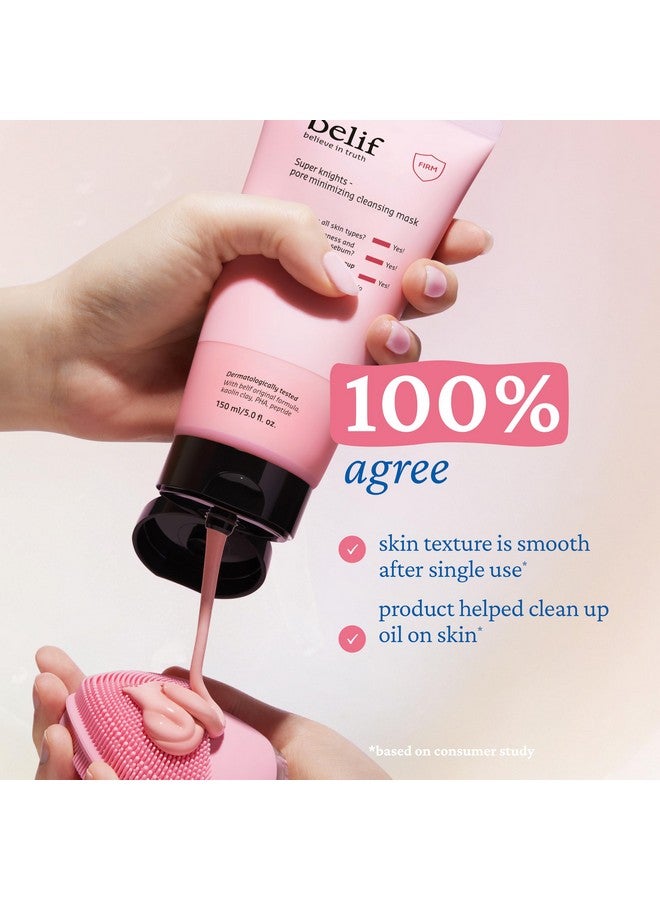 belif Super Knights - Pore Minimizing Cleansing Mask, 3-in-1 Facial Mask & Cleanser - Image 4