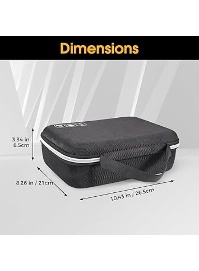 PROCUS Waterproof and Oil-Resistant Hard Barber Bag, Portable Hair Clipper and Grooming Tool Organizer for Men with Non-Slip Inner Tray – Professional Barber Case - Image 2