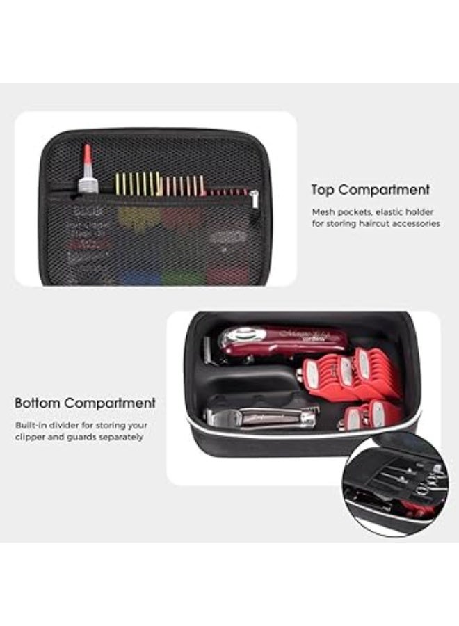 PROCUS Waterproof and Oil-Resistant Hard Barber Bag, Portable Hair Clipper and Grooming Tool Organizer for Men with Non-Slip Inner Tray – Professional Barber Case - Image 4