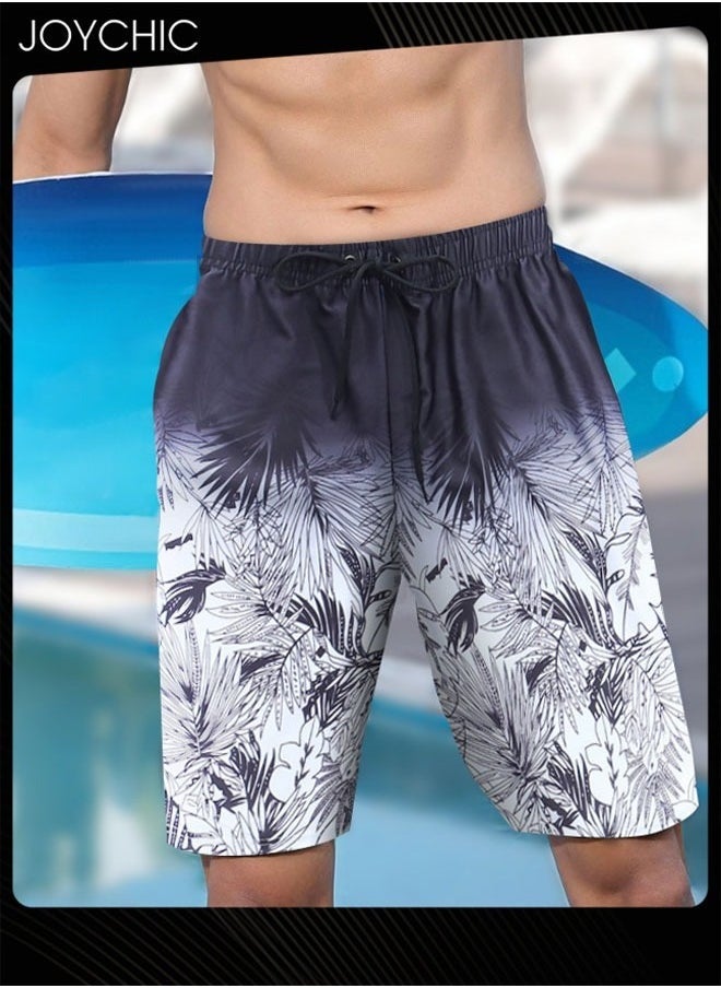 Joychic Men Summer Swim Cropped Shorts Quick-drying and Breathable Beach Pants for Surfing Drift  - Image 1