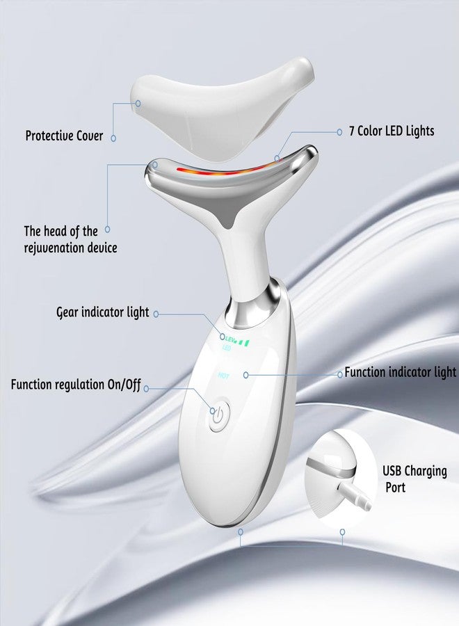 MOYAC 7 in 1 Face Massager Tool, Red Light Therapy for Face and Neck, Red Light Therapy Wand, Face Neck Sculpting Tool for Skin Care - Image 3