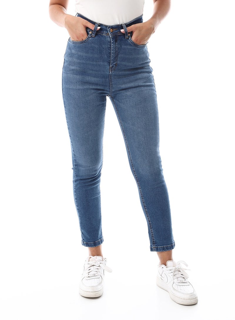 Andora Traditional Five Pockets Skinny Jeans Pants_ Denim Blue - Image 1