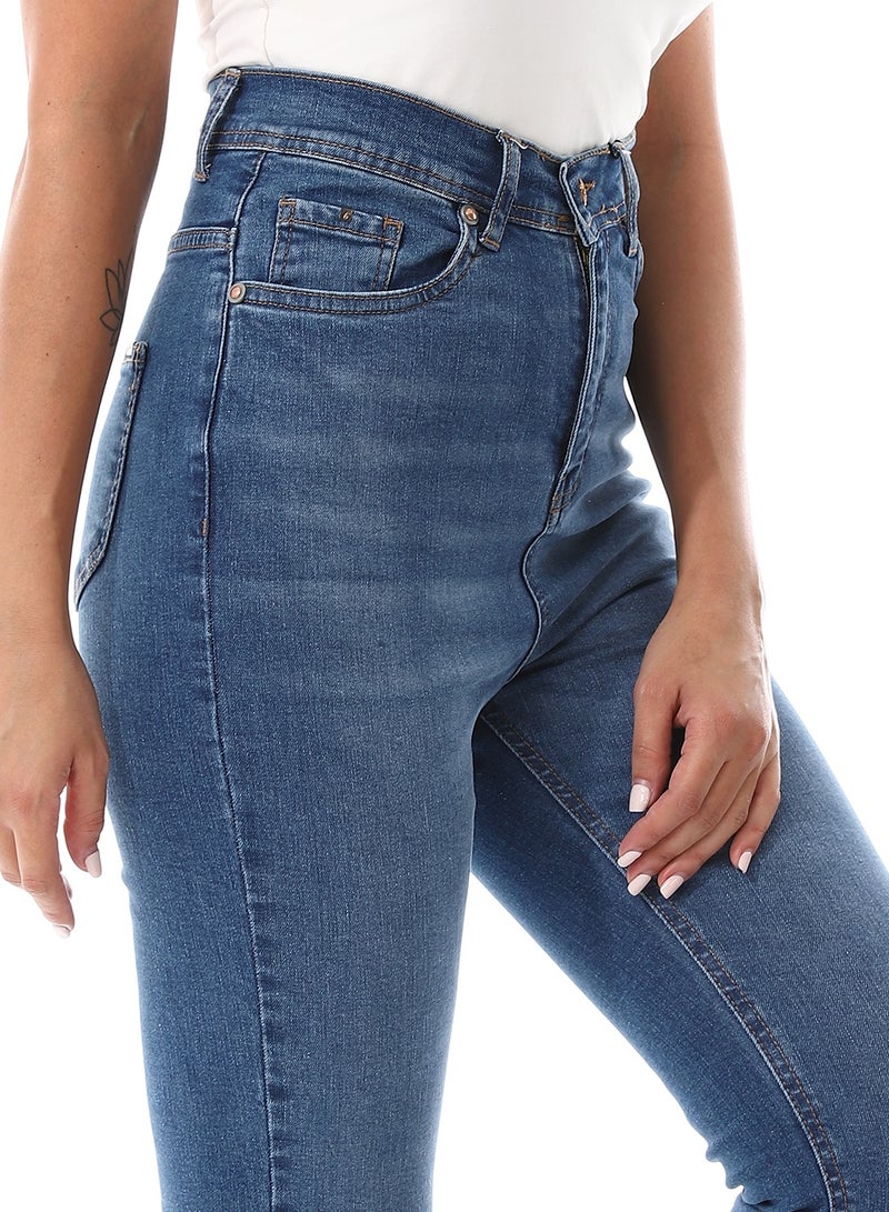 Andora Traditional Five Pockets Skinny Jeans Pants_ Denim Blue - Image 4