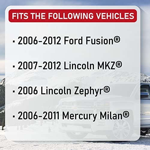 AA Ignition Front Left Interior Door Handle Chrome - Compatible with Ford, Lincoln and Mercury Vehicles - Fusion 2006 - 2012, MKZ 2007 - Zephyr, Milan - Replaces 6E5Z 5422601-A, 81702, 6E5Z5422601A, 92813 - Image 5