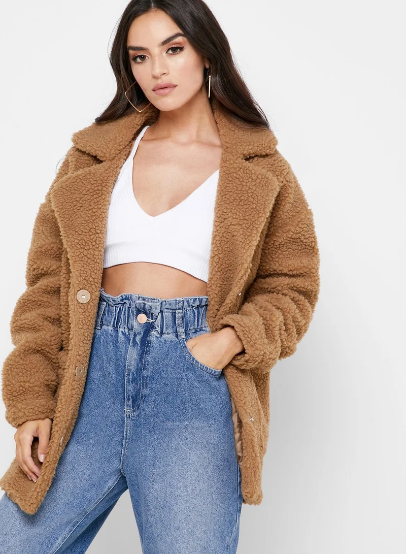 Ginger Teddy Coat