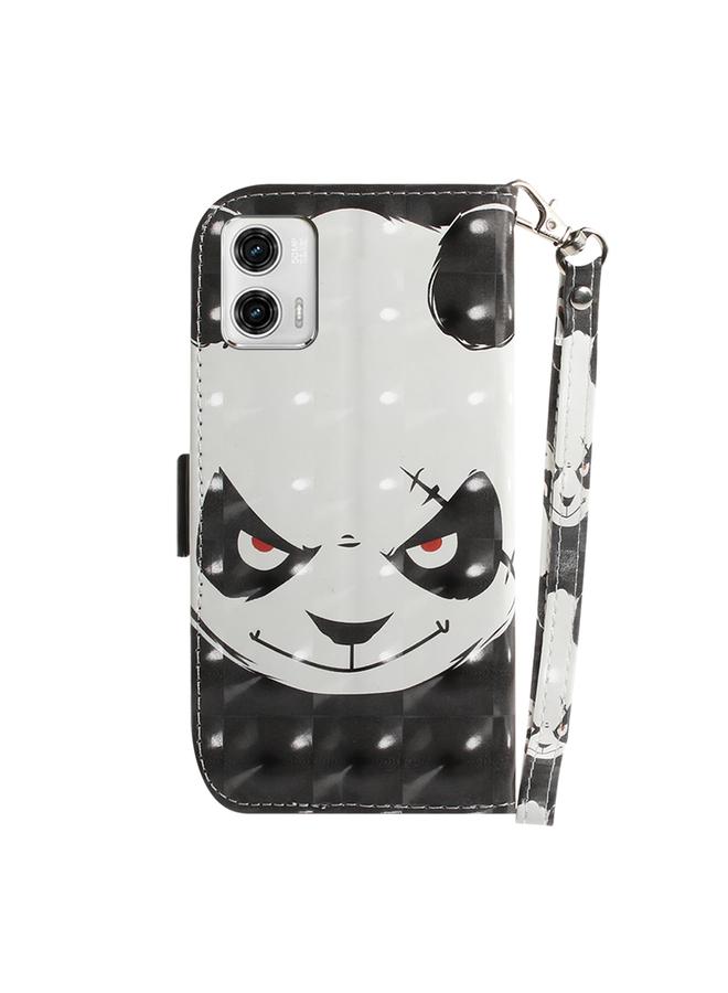 اس-توب جراب لهاتف موتورولا موتو جي 73، جراب جلدي ثلاثي الأبعاد ملون قابل للطي أفقيًا - Image 3